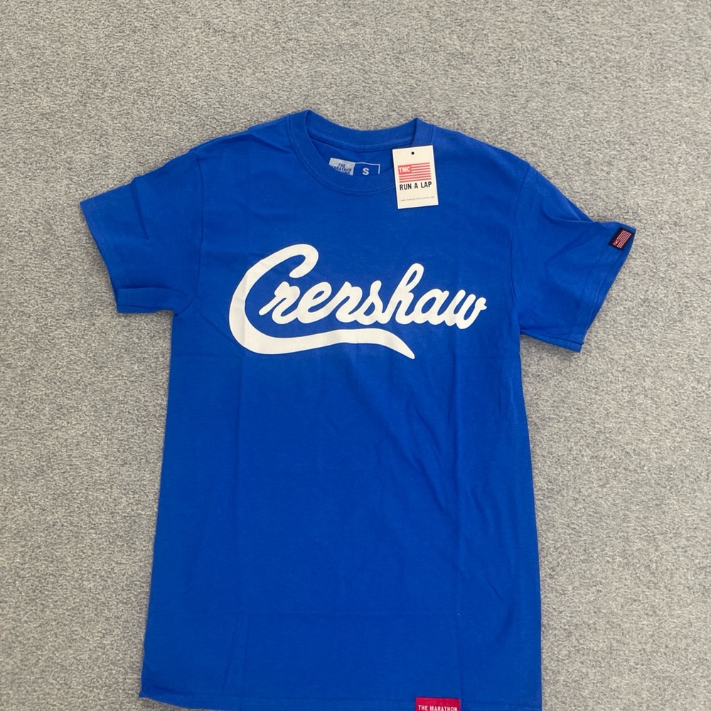 The Marathon Clothing Blue Crenshaw Tee